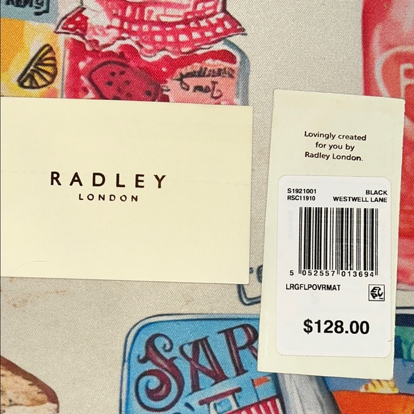 Radley London Westwell Lane Black Woven Leather Wallet NWT - Picture 5 of 6